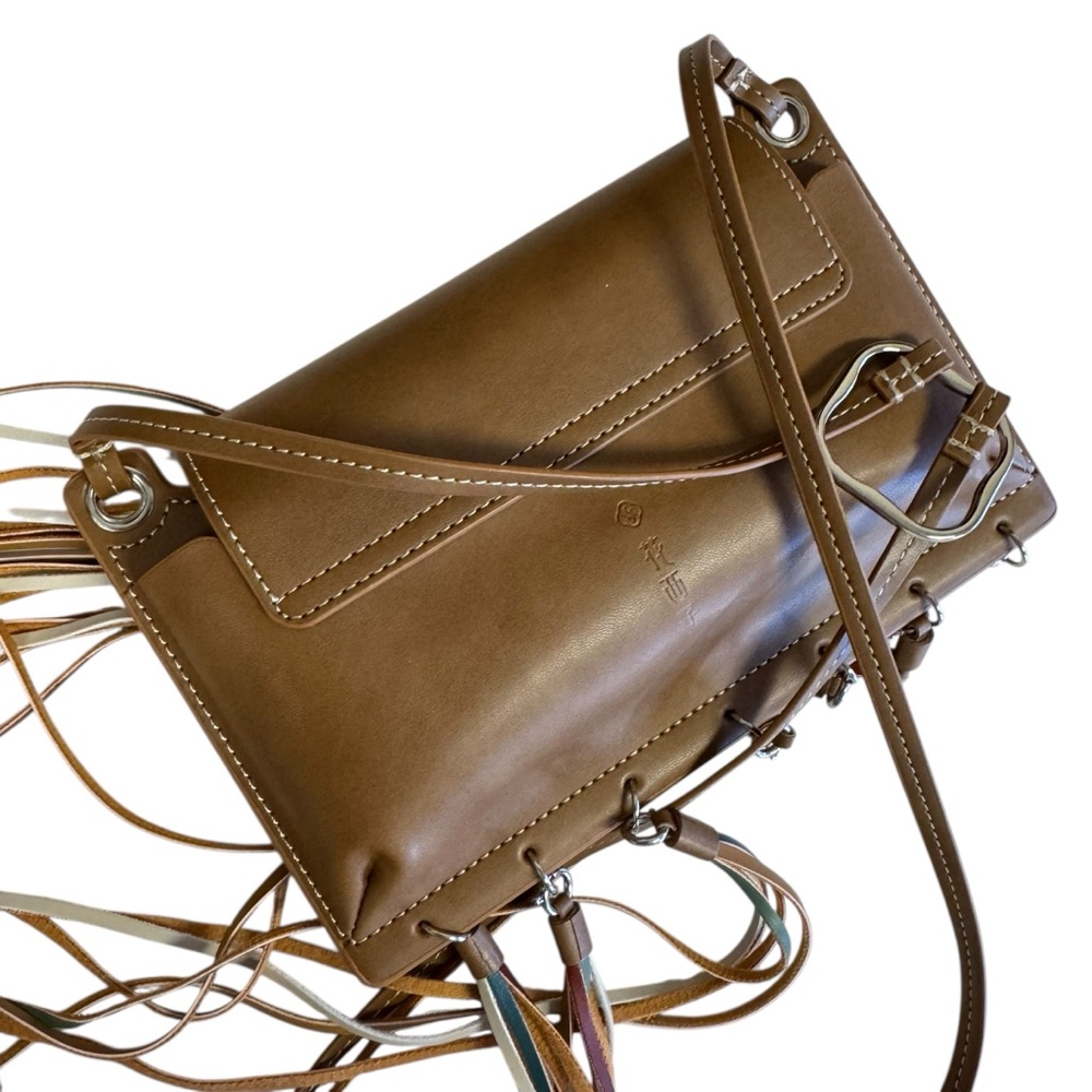 Brown Fringe Crossbody Bag - Picture 4 of 8
